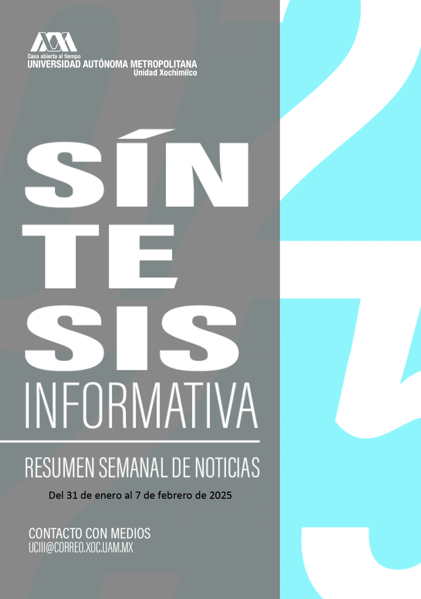 Del 31 de enero al 7 de febrero de 2025