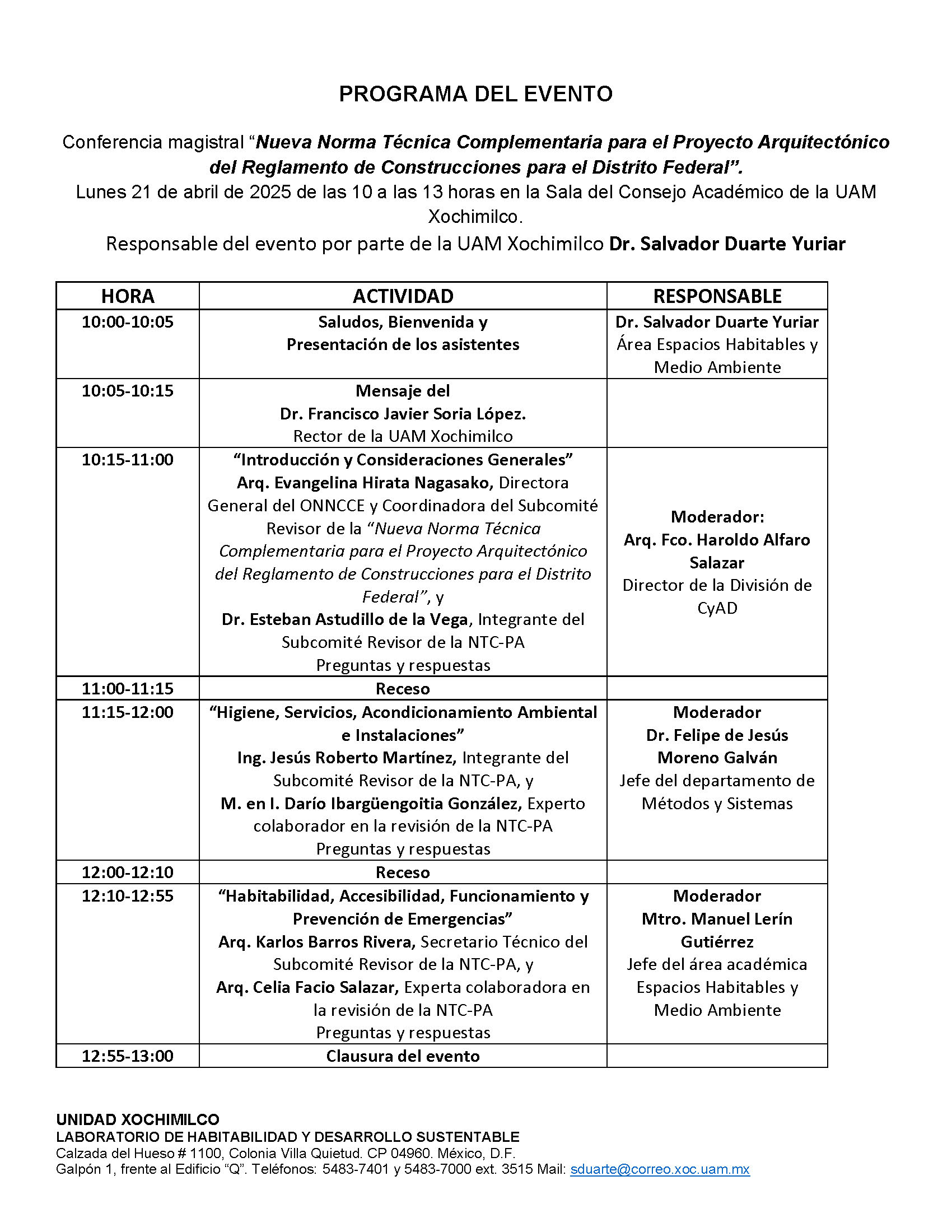 Propuesta de programa