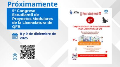 5° Congreso Estudiantil de Proyectos Modulares de la Licenciatura de QFB