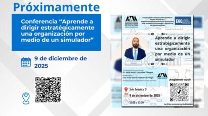 Conferencia “Aprende a dirigir estratégicamente una organización por medio de un simulador”